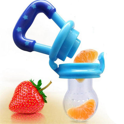 Fruit Pacifier/ Fresh Fruit Food Baby , Feeding Safe Fruit Feeder ( Random Color ) - Pack Of 01