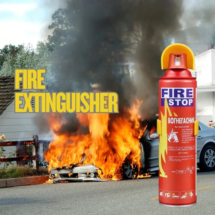 Fire Stop Emergency Flame Retardant Spray – Portable Mini Fire Extinguisher for Car, Home & Camping (500ml)