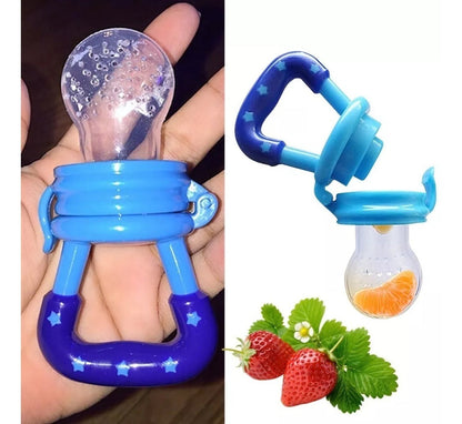 Fruit Pacifier/ Fresh Fruit Food Baby , Feeding Safe Fruit Feeder ( Random Color ) - Pack Of 01