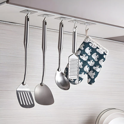 Transparent Self-Adhesive Wall Hooks – Strong Hold, No Drill, Damage-Free Hanging - Pack of 1