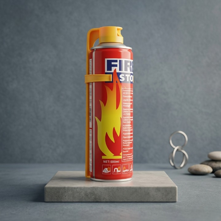 Fire Stop Emergency Flame Retardant Spray – Portable Mini Fire Extinguisher for Car, Home & Camping (500ml)